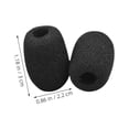 thumbnail image 2 of unbranded 50Ud Fundas Para Micrófono De Espuma Para Auriculares Con Ajuste Cómodo Y Protección Efectiva, 2 of 7