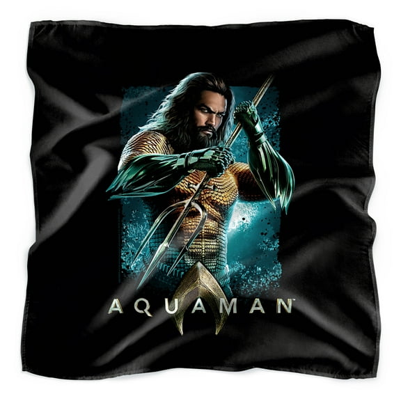 Aquaman Movie Trident Bandana (21 in x 21 in)