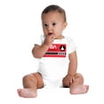 thumbnail image 6 of NASA Worm Logo Kennedy Space Center Romper Boys or Girls Infant Baby Brisco Brands NB, 6 of 7