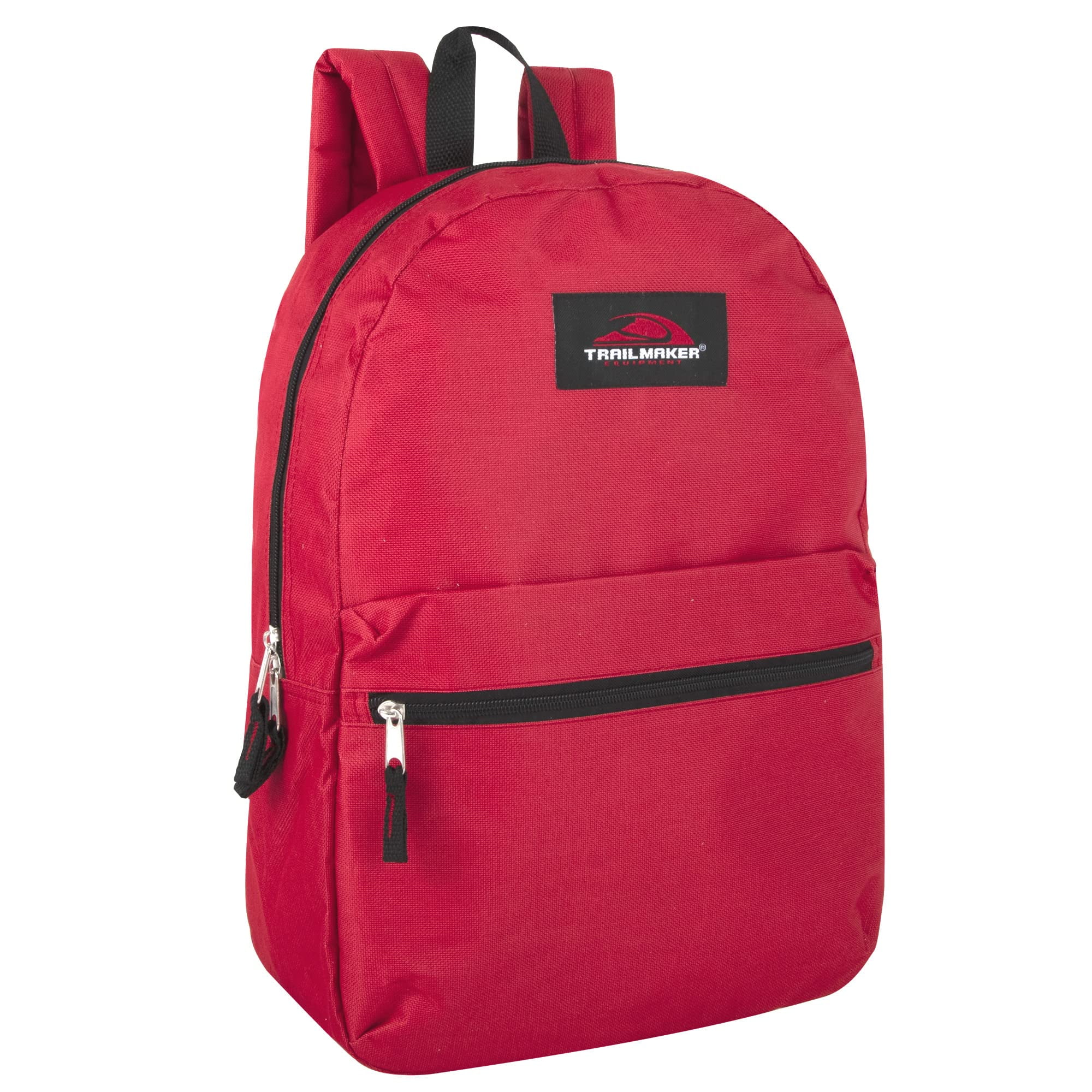Polyester Plain Black School Backpack