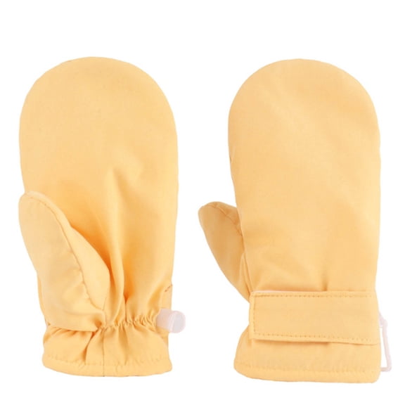 Ynynloco Kids Long Cuff Winter Warm Waterproof Snow Ski Mitten Outdoor Snow Play Gloves for Toddler Boys Girls