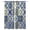 Blue, variant on Middle Century Blackout Curtains for Bedroom, Vintage Farmhouse Bohemia Style Blue Thermal Insulated Kitchen Drapes with Grommets, Light Blocking Window Treatment, 2 Panels 27.5" x 39"