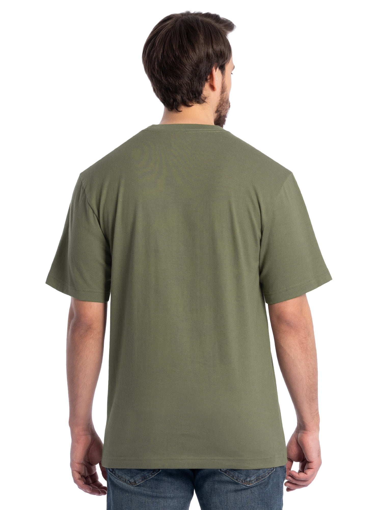 Wrangler Workwear Men's Short Sleeve Pocket T-Shirt, Sizes S-5XL and LT-4XLT (Men's, Big Men's, Tall Men's)