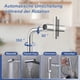 thumbnail image 5 of Grifo de cocina extensible de alta presión, giratorio 360°, mezclador para fregadero con ducha y 4 modos., 5 of 5