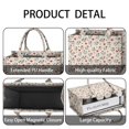 thumbnail image 4 of Large Capacity Tote Bag,Beige Cow Heart Pattern Handbag Fashion Luxury Tote Bag,15.7"x13"x 5.1" Inches,Laptop Compatible, 4 of 6