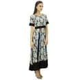 thumbnail image 6 of Bimba Women Designer Long Front Slits Kurti Dress Indian Clothing Rayon Tunic Top, 6 of 9