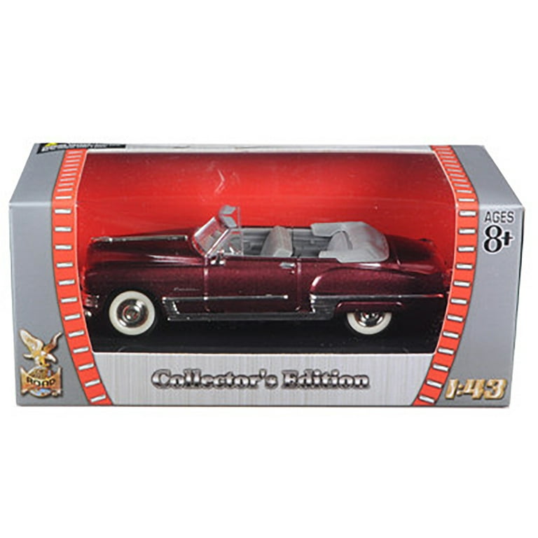 1949 Cadillac Coupe DeVille Convertible Burgundy Metallic 1/43