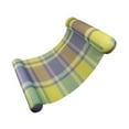 thumbnail image 3 of Swim Central 54" Plaid Extra Large Water Hammock 1-Person Swimming Pool Lounger - Green/Blue, 3 of 3