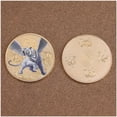 thumbnail image 3 of Monedas Conmemorativas VentDepot CoinWhiteTiger 4Pzas Pinzón Rosa Oro 4cm Espesor 3mm Hierro Chapeado en Oro, 3 of 4