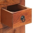 thumbnail image 4 of vidaXL Sideboard Buffet Storage Side Cabinet for Living Room Solid Wood Acacia, 4 of 28
