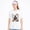 White-1, variant on Men's Cotton T-Shirt, Green Goblin Monster Face Retro Graphic Crew Neck Short Sleeve Tee for Halloween Party