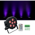 thumbnail image 2 of 2 Rockville BATTERY PAR 6RF Rechargeable RGBWA+UV Wireless DMX Lights+RF Remotes, 2 of 11