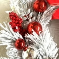 thumbnail image 5 of BNNG Christmas Swags for Decorating Doors, Artificial Christmas Swag Teardrop Swags, Wreath Door Stair Swag, Garland Christmas Swags, Pinecones, Bowknot, Bells, LED Lights for Outdoor Home Garden, 5 of 9