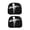 A, variant on 2pcs Car Headrest Covers Halloween Skull Design Soft Polyester Protector Easy To Clean Car Interior Accessory