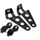 thumbnail image 4 of Soportes de montaje para faro de motocicleta, horquilla Racer de 28mm-34mm, aptos para Honda Kawasaki (negro), 2 uds., 4 of 5