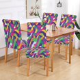 thumbnail image 2 of Yayeee 4 Pack Dining Chair Covers Stretch Parson Chairs Slipcovers Seat Protector, Colorful Plaid, 2 of 6