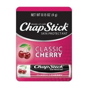 ChapStick Classic Moisturizer and Skin Protectant Cherry Lip Balm, 0.15 oz
