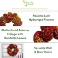 thumbnail image 2 of Nearly Natural Polyester Wreath, 24" (Assorted Colors), 2 of 5