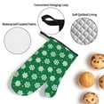 thumbnail image 3 of Sikiie Snowflake Oven Mitts and Pot Holders, Silicone Oven Gloves, Heat Resistant Oven Mitts 4Pcs Set, 3 of 6