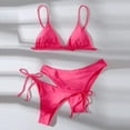 thumbnail image 2 of HAPIMO Women's Bikini Set For Beach Vacation And Pool Days Ideal For Summer Water Activities Comfortable For All Style Hot Pink XL, 2 of 5