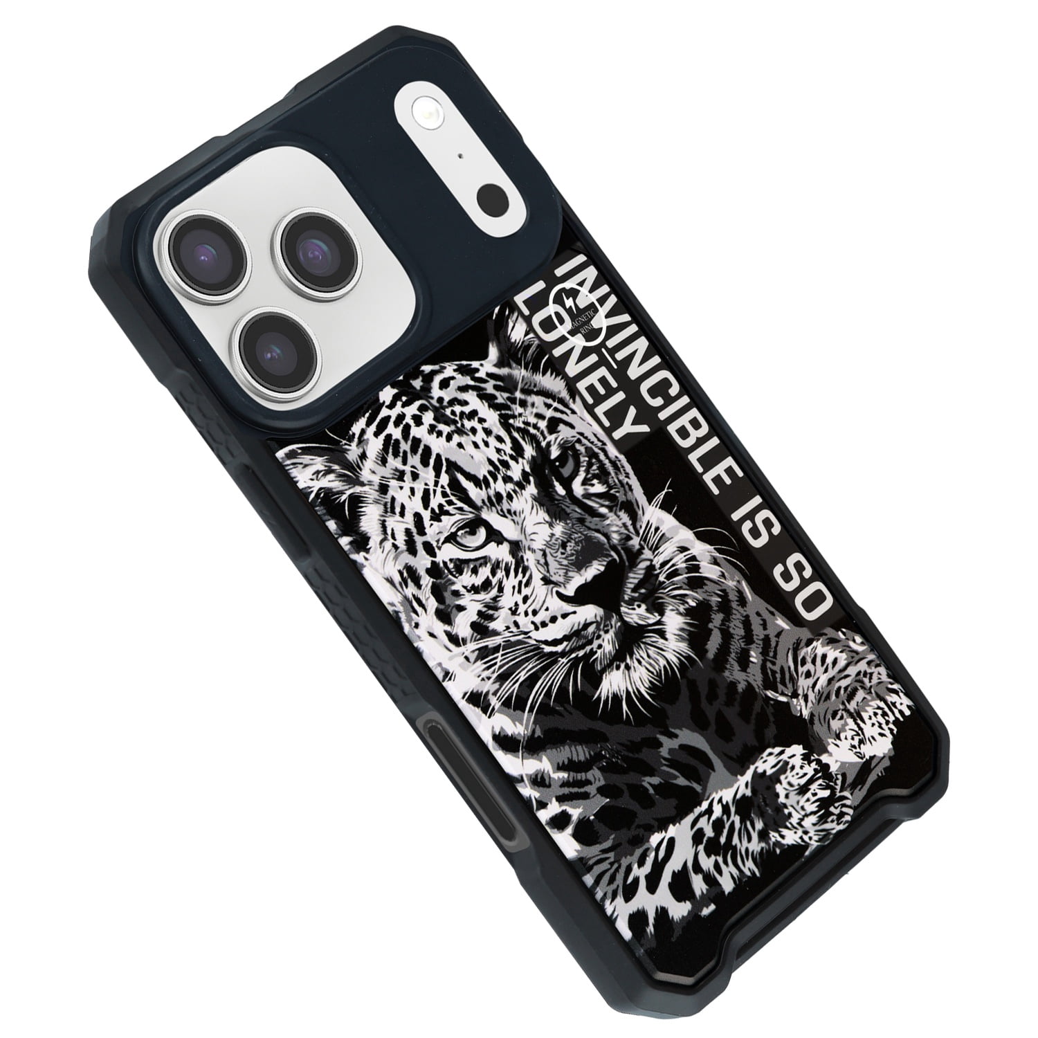 Cyber Magnetic DIY Series Cases for iPhone 17 Pro Max - Black