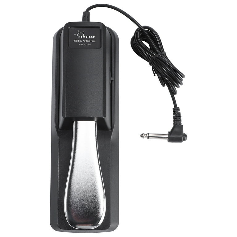Damper Pedal Cherub 005 Damper Sustain Pedal for HMY Piano Keyboard Ped Black Silver Men s Size One Size