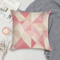 thumbnail image 5 of Red Pink Modern Art Geometric Pillow Covers,Red Pink Modern Art Geometric Throw Pillow Covers 24"×24" ,Living Room Sofa Couch Pillow Covers,Decorative Pillow Covers, 5 of 7