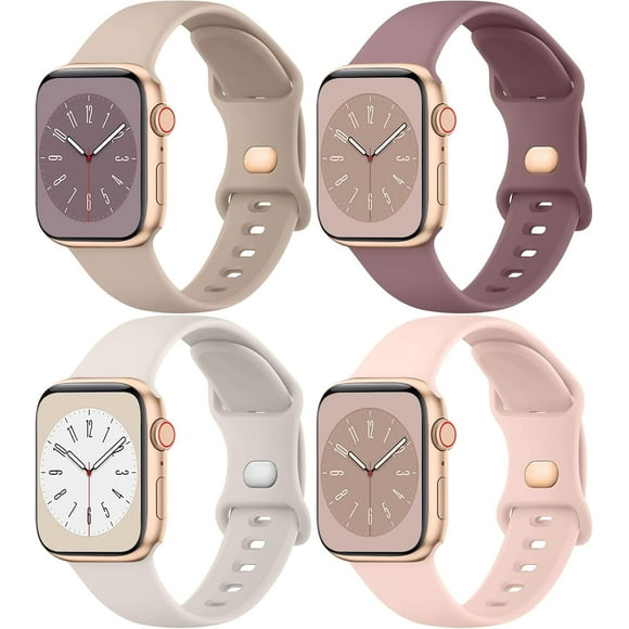 shiyou-Liquid Silicone Bands Compatible with Apple Watch Band 38mm 40mm 41mm 42mm 44mm 45mm 46mm 49mm, Soft Waterproof Wristbands Sport Straps for iWatch Ultra 2, Ultra, Series 10 9 8 7 6 5 4 3 2 1 S