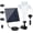 1.8w, variant on Solar Fountain, Solar Pump for Fountain with 4 Nozzles & 9.84FT Power Cable, DIY Solar Water Pump Kit for Birdbath, Garden, Pond, Pool, Outdoor