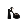 thumbnail image 1 of Sandalia de Tacón Alto 14 cm para Mujer Antonio Cavala 2907 Negro o Dorado Plataforma 4 cm negro 22.5, 1 of 5