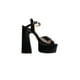 thumbnail image 1 of Sandalia de Tacón Alto 14 cm para Mujer Antonio Cavala 2907 Negro o Dorado Plataforma 4 cm negro 22.5, 1 of 5