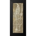 thumbnail image 2 of Schlabach, Sue 11x24 Black Modern Framed Museum Art Print Titled - Flower Lines III, 2 of 5
