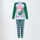 thumbnail image 3 of Conjunto de pijama familiar de 2 piezas cuello redondo estampado de dinosaurio cintura elástica traje diario, 3 of 9
