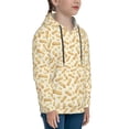thumbnail image 3 of Kdxio Peanuts3 Pattern Boys Athletic Unisex Boys Girls Hoodie with Pocket Sweatshirts-Small, 3 of 6
