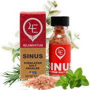 4Elementum Sinus Himalayan Salt Inhaler Natural Menthol Decongestant Relief