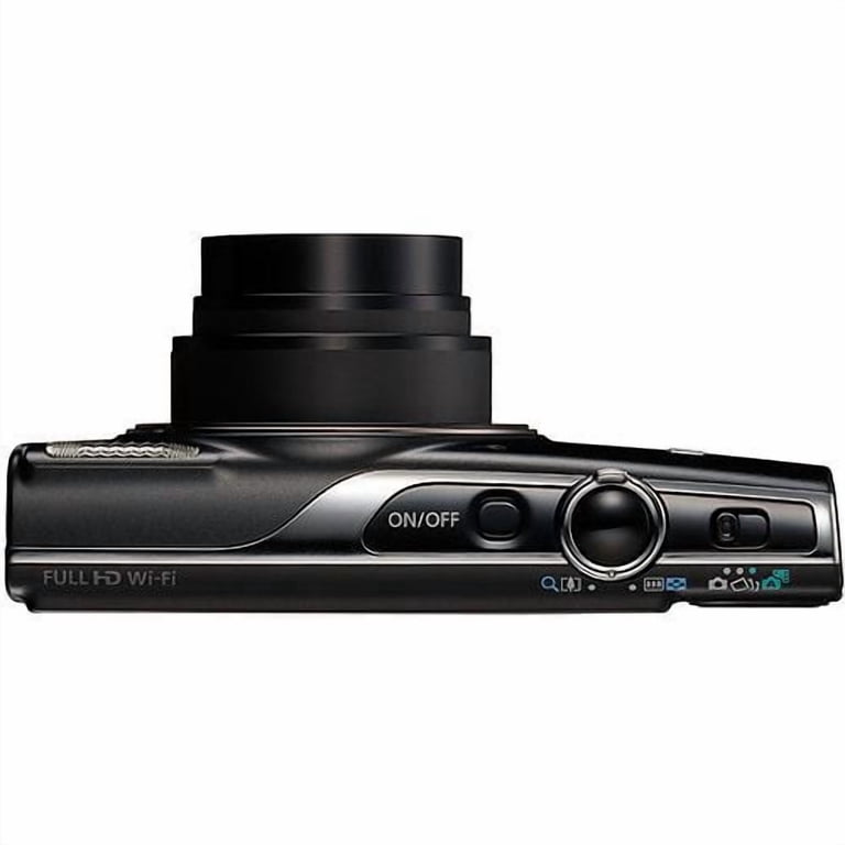 Canon PowerShot IXY 650 (ELPH 360) HS Digital Camera (Black) with
