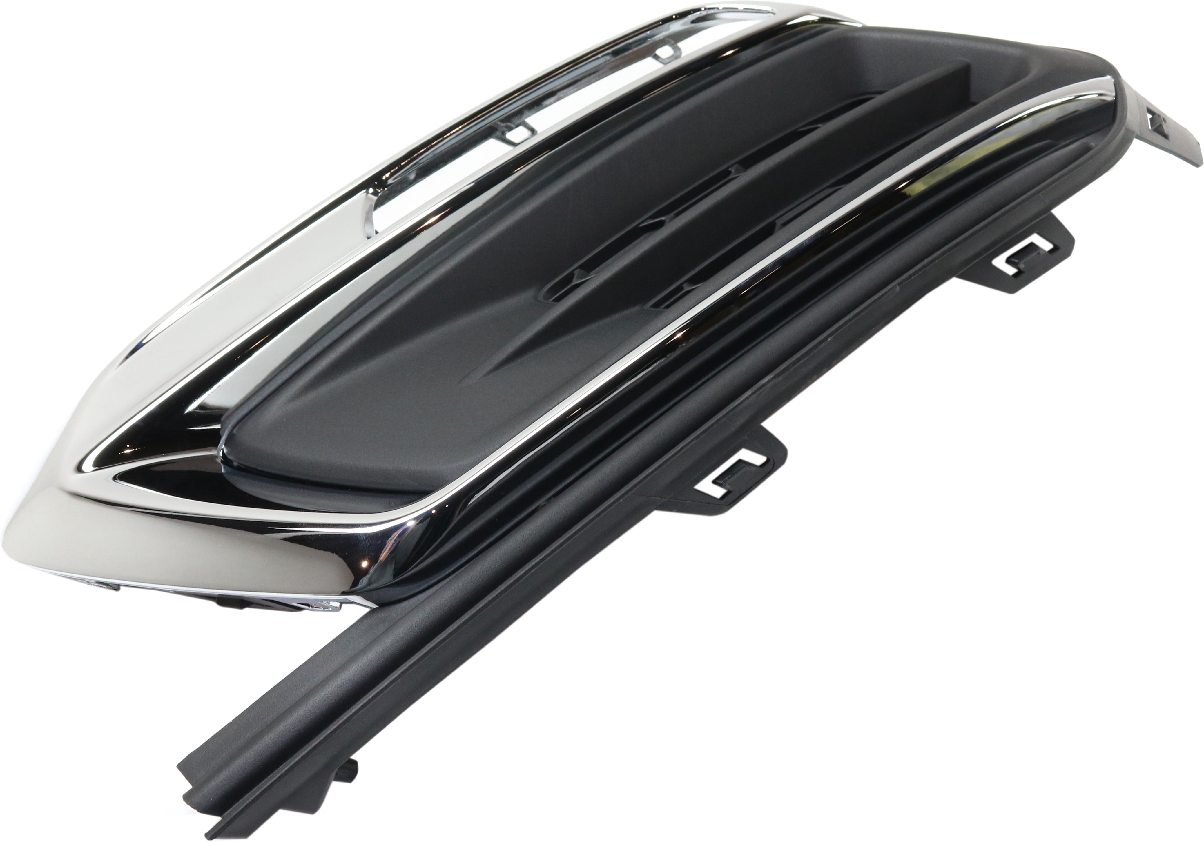 Fog Light Cover Compatible with 2015 Chevrolet Cruze 2016 Limited Left Driver Black