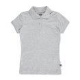 thumbnail image 1 of Lee Uniforms Juniors Stretch Pique Polo, Heather Grey, Medium, 1 of 1
