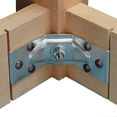 thumbnail image 5 of Hafele 641.00.901 Galvanized Steel Corner Brace 40mm Height, 5 of 5