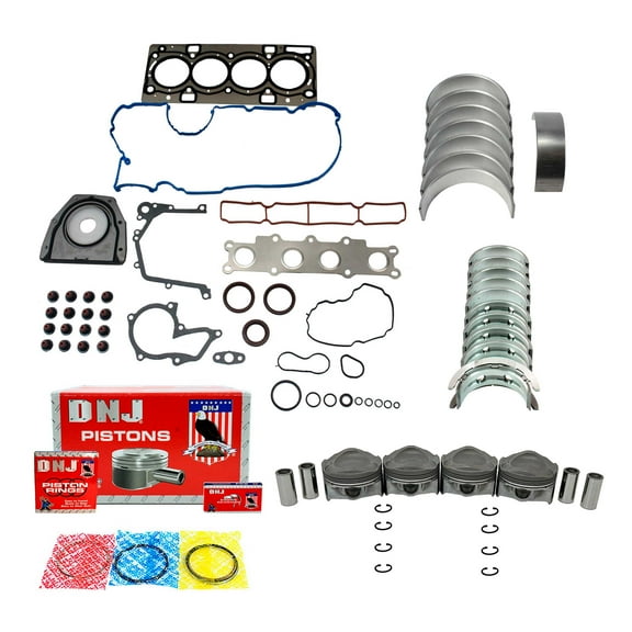 DNJ EK4314 Engine Rebuild Kit Fits Cars & Trucks 2013-2019 Escape Fiesta 1.6L L4 16V DOHC 1596cc