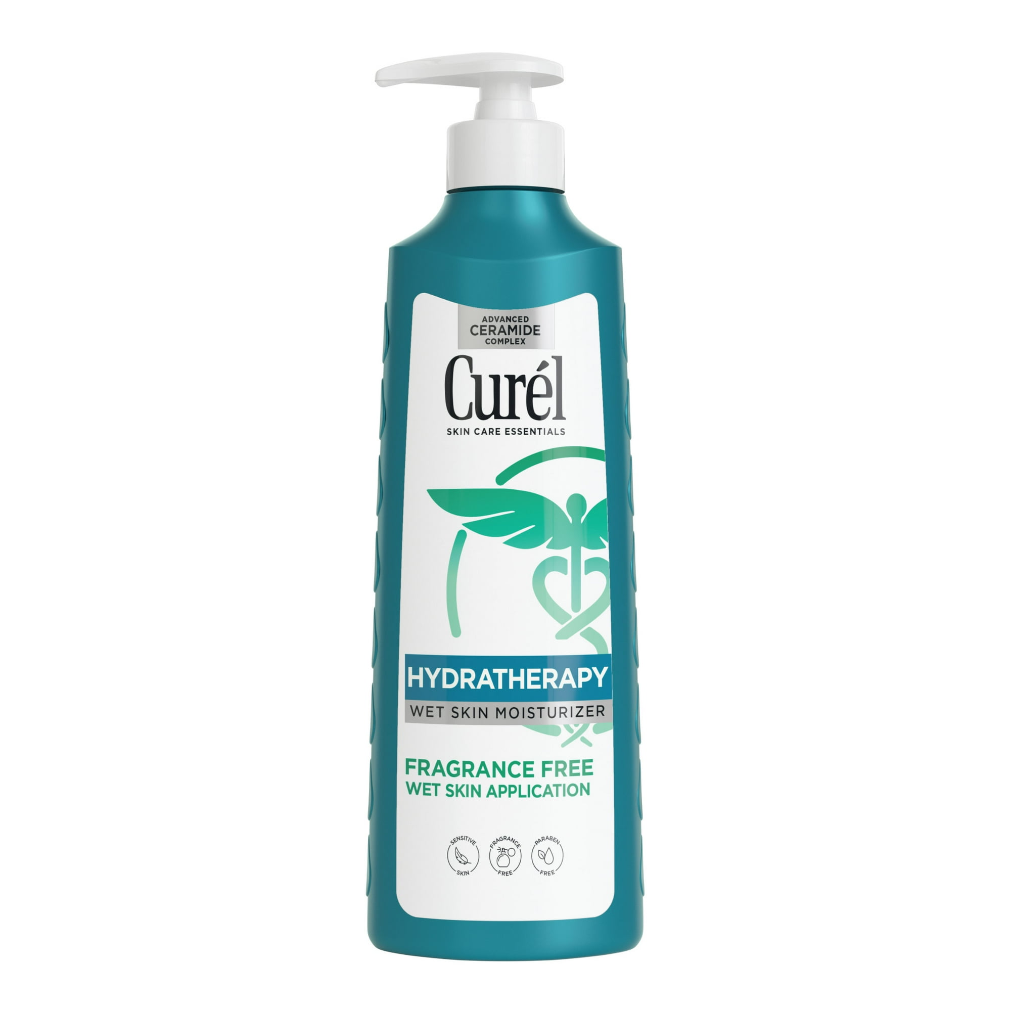 Curel Hydra Therapy Wet Skin Moisturizer Body Lotion, with Ceramide Complex, Dry Skin, 12 fl oz