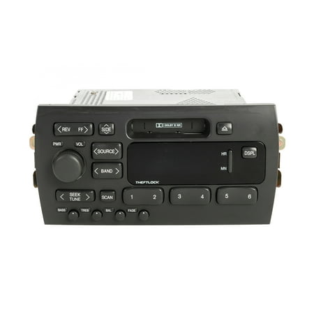 - 98-02 Cadillac Deville Original Eldorado AM FM Radio Cassette 09376066 Opt U1L - Refurbished