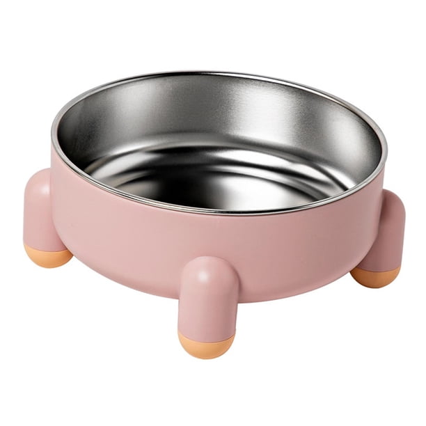 Tazón para gatos Comida para mascotas Tazón de agua Beber Comer Tazón de alimentación Plato de alimentación para mascotas Plato antideslizante Yinane Cuencos de alimentación