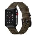 thumbnail image 5 of Vintage Leather Band for Apple Watch Series 10 9 8 7 SE Ultra 2 49mm 46mm 42mm 45mm 40mm 44mm Strap Watchband for iWAtch Accessories (Black,Series 10 46mm), 5 of 7