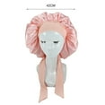 thumbnail image 7 of Travelwant Satin Bonnet for Black Women, Silk Bonnet for Curly Hair Wraps for Sleeping, Satin Scarf for Hair Wrapping, 7 of 7