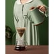 thumbnail image 2 of DmofwHi Tetera eléctrica de cuello de cisne (1,0 l), 100% acero inoxidable última intervensión de BPA, hervidor de té, verde, 2 of 5