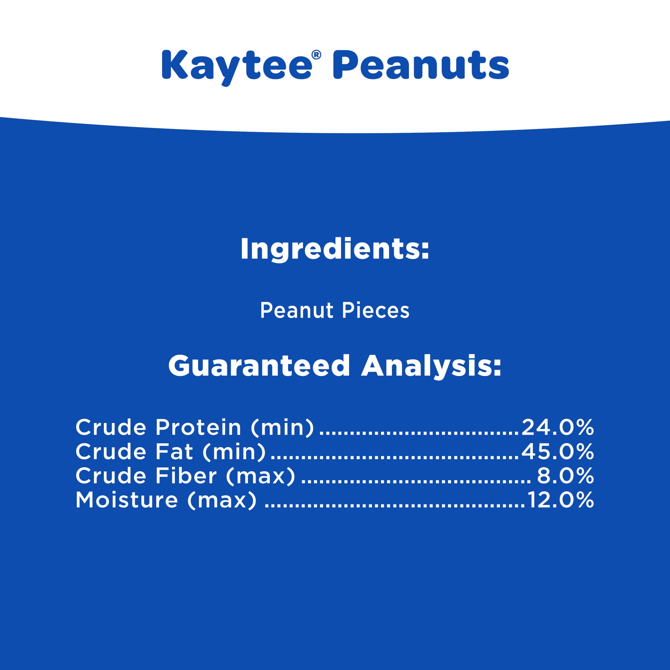 (2 pack) Kaytee Peanuts Wild Bird Food 5 pounds