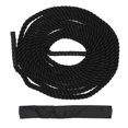 thumbnail image 2 of Lightweight Portable Power Battle Rope, Exercise Training Workout Ropes, Durable Strength Training Rope, Heavy Ropes for Teenage Women, Improved Coordination , Black, 2 of 8