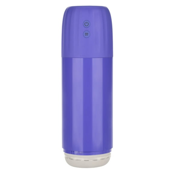 CalExotics Connect Rechargeable Masturbator for Men with Vibration and Suction, Purple