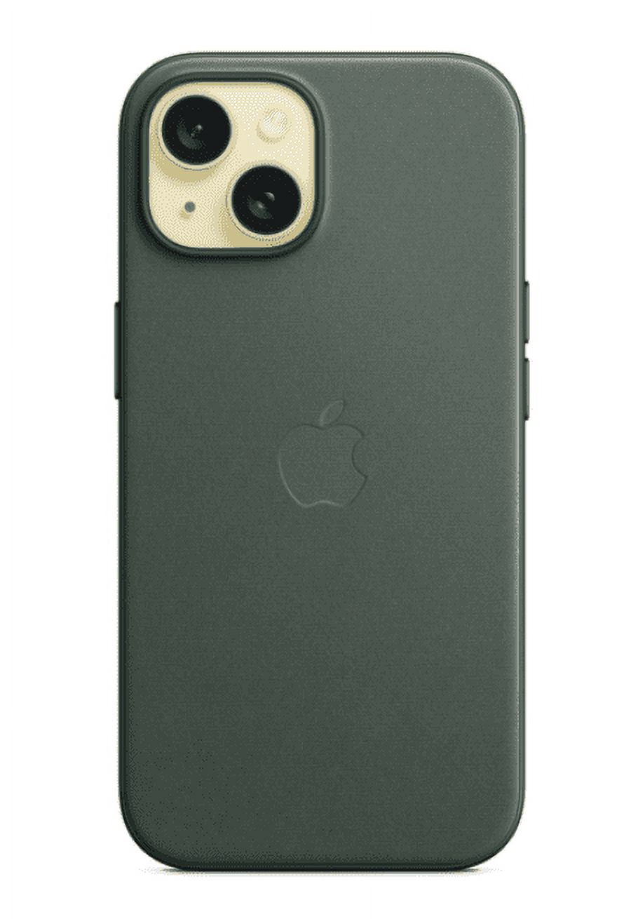 Apple iPhone 15 FineWoven Case with MagSafe - Evergreen